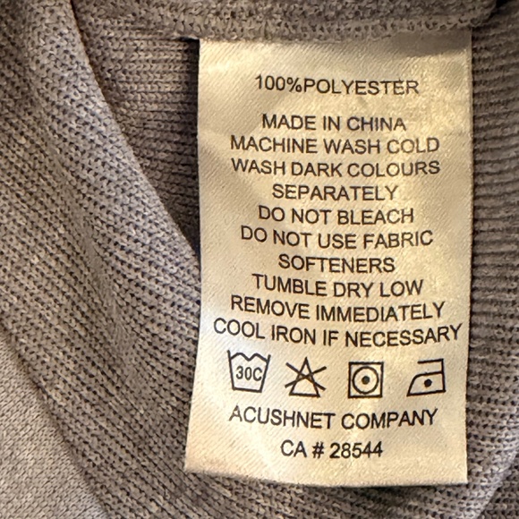 FootJoy Golf Half Zip Lightweight Mid-Layer Sweater in Grey/Black - Picture 6 of 7